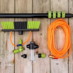 New BREND Teleskopisk vattenslangborste upp till 7 meter – utdragbar vattenborste XXL