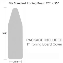 Outlet Brännskyddad Tryckt Bomullsstoppad Strykbrädeöverdrag Ersättning Passar Till 140 Cm X 50 Cm Strykbräda Ingår Inte Cactus
