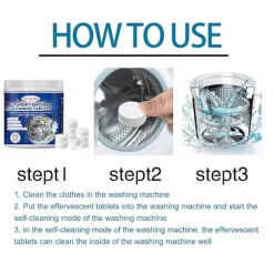 New Brustabletter för tvättmaskin