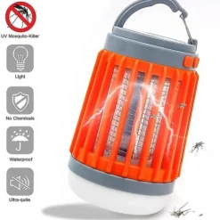 Clearance Bästsäljare 2 i 1 Bug Zapper Utomhus - Uppladdningsbar Vattentät Myggdödare
