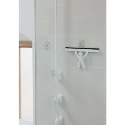 Buddy Squeegee. Buddy duschskrapa, vit färg, storlek 26,7x15.