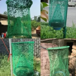 Discount DMstore Buggmedel Utomhus 6-pack Ranch Flugfångare, Återanvändbar Flugbur green