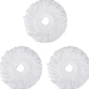 Best J-star Byte av 3-pack mopphuvud för orkansnurrmoppar, mikrofiberpåfyllningar, rund standardstorlek