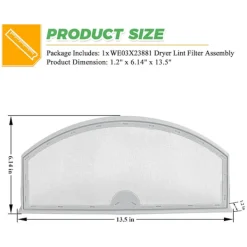 INF Byte av torktumlare för luddfilter med 70 cm borste - WE03X23881