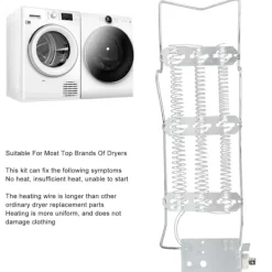 Hot [CA]4391960 696579 Torktumlare Värmeelement med Kabeldragning Ersättning Torktumlare Värmeelement för Maytag för Jenn Air
