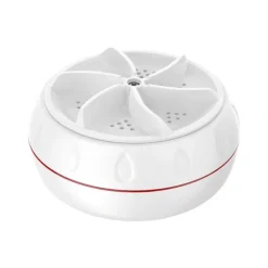 Clearance [CA] Mini Bärbar Tvättmaskin (Vit), Portabel Tvättmaskin för Kläder, Sminkborstar, Frukt och Grönsaker