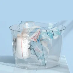 Clearance [CA] Mini Bärbar Tvättmaskin (Vit), Portabel Tvättmaskin för Kläder, Sminkborstar, Frukt och Grönsaker