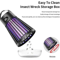 {CACA}2024 Zappify 2.0 Myggdödare, USB Uppladdningsbar Portabel Myggdödare