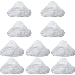 Best {CACA}10-pack Ersättningsmoppdynor Kompatibla med H2O Mop X5 Ångmopp