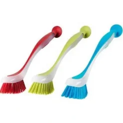 Sale {ca}Diskborste i plast med sugkopp, 3-pack | Diskborstar för rengöring av diskbänkar, disk och kastruller--