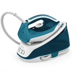 Sale CALOR Expresse Essential Ångstation, Upp till 280g/min, SV6110C0 BLANC OCH LINCHEN Turkos, Vit