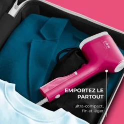 CALOR Pure POP Ångsteamer, Flöde 20 g/min, Behållare 70 ml, Klar på 15 sek, Autonomi 4 min,ånga och rena DT2023C0