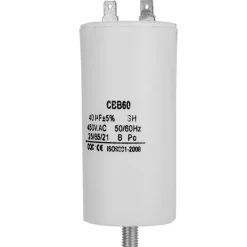 New DAO Cbb60 450v 40uf Vattenpumpskondensator för tvättmaskin 50/60hz [DB]