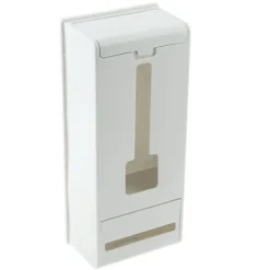 Online CDQ Väggmonterad Plastpåse Återanvändbar Soppåse Dispenser Vit