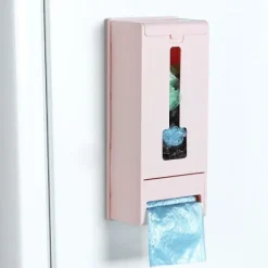 Online CDQ Väggmonterad Plastpåse Återanvändbar Soppåse Dispenser Vit