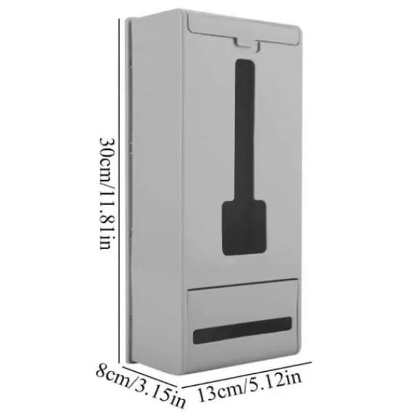 Online CDQ Väggmonterad Plastpåse Återanvändbar Soppåse Dispenser Vit