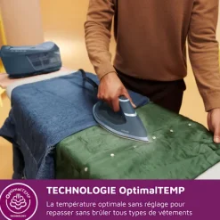 Hot PHILIPS Centralkompressor - - PSG6042/20 - PerfectCare Compact Serie 6000 - 8 bar - 1,8L - Blå