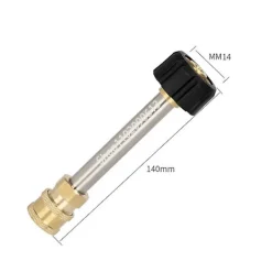 Discount DMstore 10cm Spjutstångsadapter för högtryckstvättpistol med 1/4 snabbkoppling för Karcher Lavor Bosch Nilfisk Interskol Pink