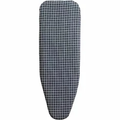 Sale 110*34cm strykbordsöverdrag med dragsko, smutsavvisande förtjockat skållningsskydd mörkblå rutigt