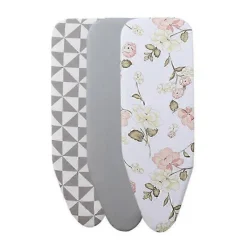 Discount 110*34cm Strykbrädesöverdrag med dragsko Bekvämt Universellt Bomullsöverdrag Fläckbeständigt Tjockt Skyddande Brännduk Flowers