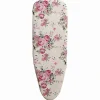 Outlet 110*34cm Strykbrädesöverdrag med Dragsko Bekvämt Universellt Bomullsöverdrag Fläckbeständigt Tjockt Skyddande Brännskydd Blommor