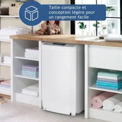 COSTWAY Tvättmaskin Automatisk 10 Program Kapacitet Tvätt 4,5 kg LED-display Tvättmaskin Vatten- och Energibesparing