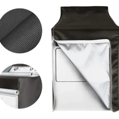 Best ATELA Cover, cover, cover, slitstarkt tjockt tyg, design med 2 dragkedjor, lätt att använda. Passar de flesta topp- eller frontlastskrubber Dr