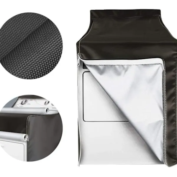 Best ATELA Cover, cover, cover, slitstarkt tjockt tyg, design med 2 dragkedjor, lätt att använda. Passar de flesta topp- eller frontlastskrubber Dr