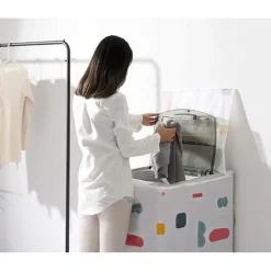 Best ATELA Cover, tvättmaskin och torktumlare damm- och vattentätt skydd, cover, tvättmaskinsskydd (topmatad)