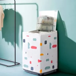 Best ATELA Cover, tvättmaskin och torktumlare damm- och vattentätt skydd, cover, tvättmaskinsskydd (topmatad)