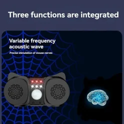 Outlet D213 Induktionsmusfälla Blinkande Musfälla Insektfälla Hög Effekt Bärbar Musfälla