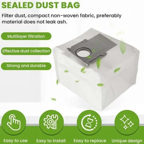 Clearance Dammpåsar för Q5 Pro, Q5 Pro+, Q5 Max+, Q5 DuoRoller+ sopmaskinstillbehör