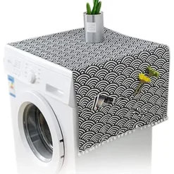 Sale Dammskydd för Kylskåp 55*130cm Kylskåp Tvättmaskin Dammtätt Kylskåpsskydd Dammskydd