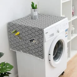 Sale Dammskydd för Kylskåp 55*130cm Kylskåp Tvättmaskin Dammtätt Kylskåpsskydd Dammskydd