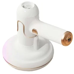 Outlet Dammsugare mot kvalster med UV-ljus, 3-i-1 trådlös uppladdningsbar dammsugare mot kvalster för madrasser, soffa, bil