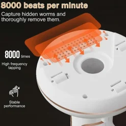 Outlet Dammsugare mot kvalster med UV-ljus, 3-i-1 trådlös uppladdningsbar dammsugare mot kvalster för madrasser, soffa, bil