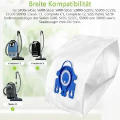 Discount Dammsugarpåsar för Complete C2 Complete C3 Classic C1, S8, S5, S2 GN-serien Dammsugarfilter