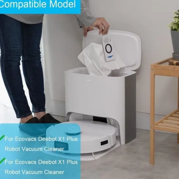 Dammsugarpåsar för Ecovacs Deebot T10 (lämpliga reservdelar)