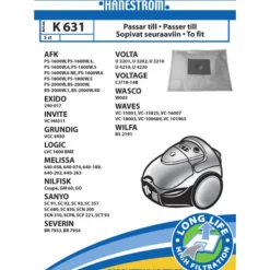 Sale hanestroem Dammsugarpåsar K631