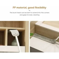 Clearance Dammtorkare, justerbar teleskopstång, våt- och torranvändning, hushålls- och golvrengöring, för under sängen, soffa, garderob - Fei Yu