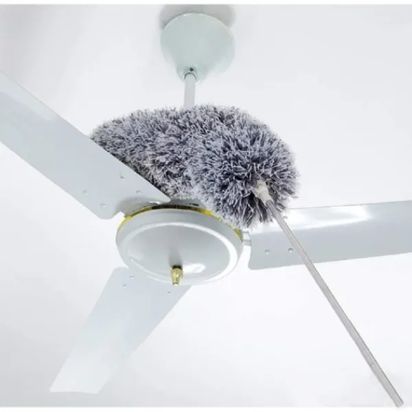 Best Dammtorkare teleskopisk tvättbar, dammvippa mikrofiber teleskopskaft i rostfritt stål och böjbar hörnborste, dammduk-FQ-