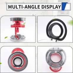 Hot Dammtunna för V12 Slim Dammsugare Behållare, Ersättningsdammuppsamlare Robotdammsugare Damm