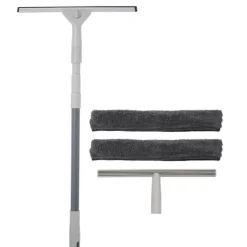 Best Day Fönsterskrapa med mikrofiberduk, 4 delar