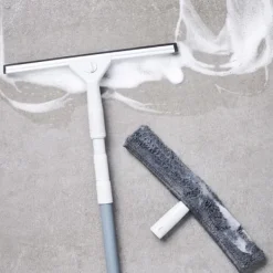 Best Day Fönsterskrapa med mikrofiberduk, 4 delar