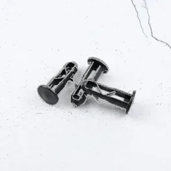 Sale DAO Db 3 par gångjärnsbultar gångjärnsstift för soptunnelock behållare för att passa 240/120/100/60l utomhus soptunnor, 65mm x 18mm, svart plast