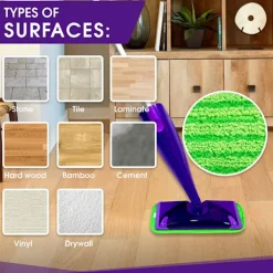 Outlet AVANA 3-delad Anpassningsbar Swiffer WetJet Platt Klibbig Snap Mog Set 12 Tum