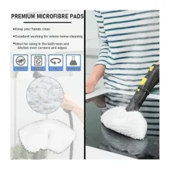 Best 12-delars Mikrofiberdukset, Tillbehör Kompatibelt För Rengörare Easyfix Sc2 Sc3 Sc4 Sc5