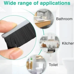 Online 3-delars rengöringsborstset med spårat handtag för kök, hem, badrum, toalett, fönsterrengöring