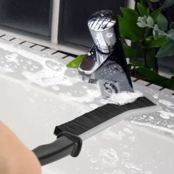 Online 3-delars rengöringsborstset med spårat handtag för kök, hem, badrum, toalett, fönsterrengöring