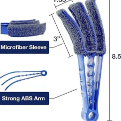 Online 5-delars set med persienndammvippor för rengöring av luftkonditioneringsfönster